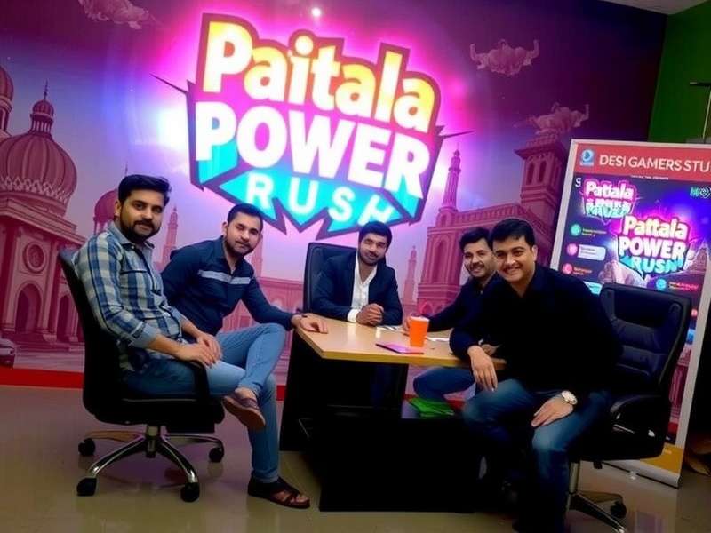 Patiala Power Rush Development Team Desi Gamers Studio team working on Patiala Power Rush
